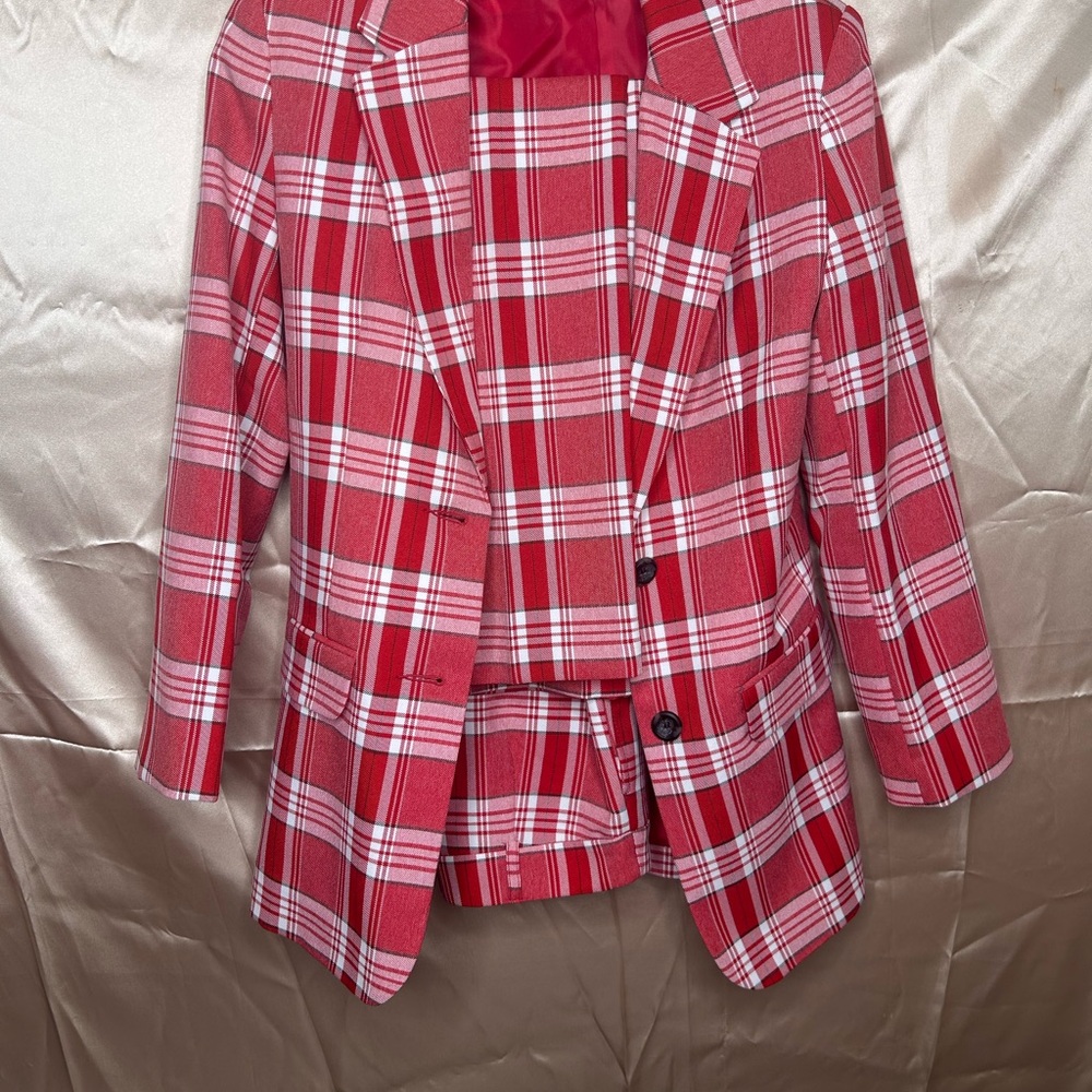 ASOS Red Suit Blazer and Pants